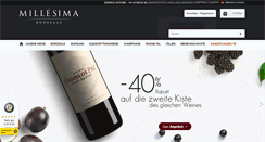 Desktop Screenshot of de.millesima.ch