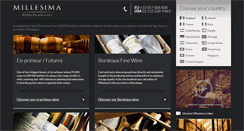 Desktop Screenshot of millesima.com